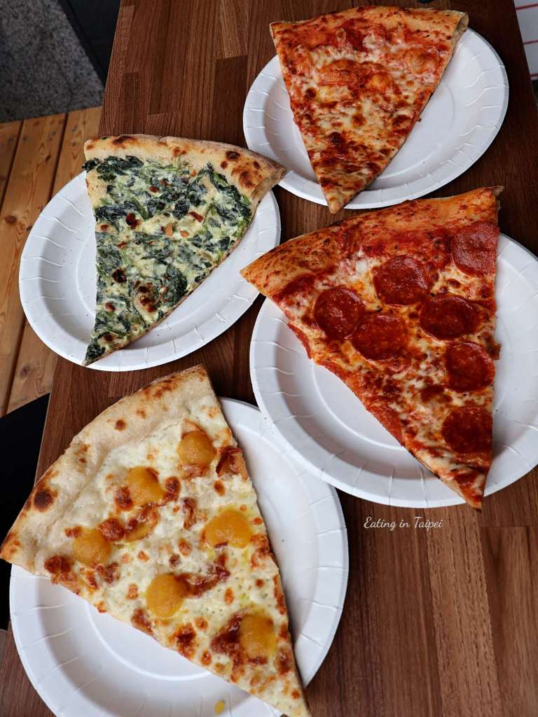 The Slice Shop table spread 2